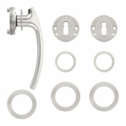 Würth Türdrücker ZD 21, Rosette BB, PZ, WC, Vernickelt -Sonax Geschäft 0687170300 wuerth tuerdruecker zd21 verschraubung