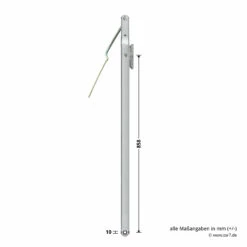 Hörmann Ersatz-Hebelarm Inkl. Adapterplatte, BRH 1920 Mm -Sonax Geschäft 1049501 hoermann ersatz hebelarm inkl adapterplatte brh 1920mm bemassung