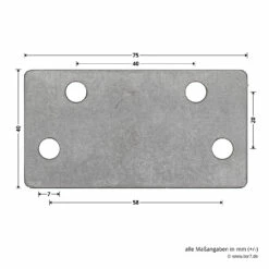 Hörmann Ersatz-Hebelarm Inkl. Adapterplatte, BRH 2000 Mm -Sonax Geschäft 1049502 hoermann ersatz hebelarm inkl adapterplatte brh 2000mm adapterplatte bemassung