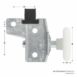 Hörmann Rollenhalter F80, Links 13 Hörmann Rollenhalter F80, Links -Sonax Geschäft 1284003 hoermann rollenhalter f80 links bemassung