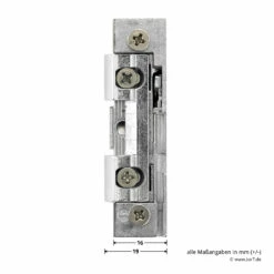 Hörmann E-Öffner Mit Tagesfalle (lose) Für THP Haustüren -Sonax Geschäft 274661 hoermann e oeffner mit tagesfalle lose fuer thp haustueren vorderseite masse