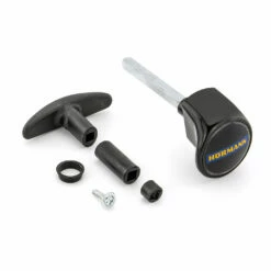 Hörmann Torgriffgarnitur Schwarz, Stiftlänge 113 Mm, TS 42