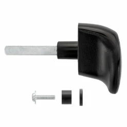 Hörmann Torgriffgarnitur Schwarz, Stiftlänge 73,5 Mm, TS 0,75/1,5/3 -Sonax Geschäft 3024989 hoermann torgriffgarnitur schwarz stiftlaenge 73 5 mm ts 075 15 3 seitenansicht