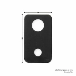 Hörmann Torgriffgarnitur, TS 42,5 Mm, Kunststoff Schwarz, PZ -Sonax Geschäft 3053601 hoermann torgriffgarnitur kunststoff schwarz pz ts 42 5 breite laenge