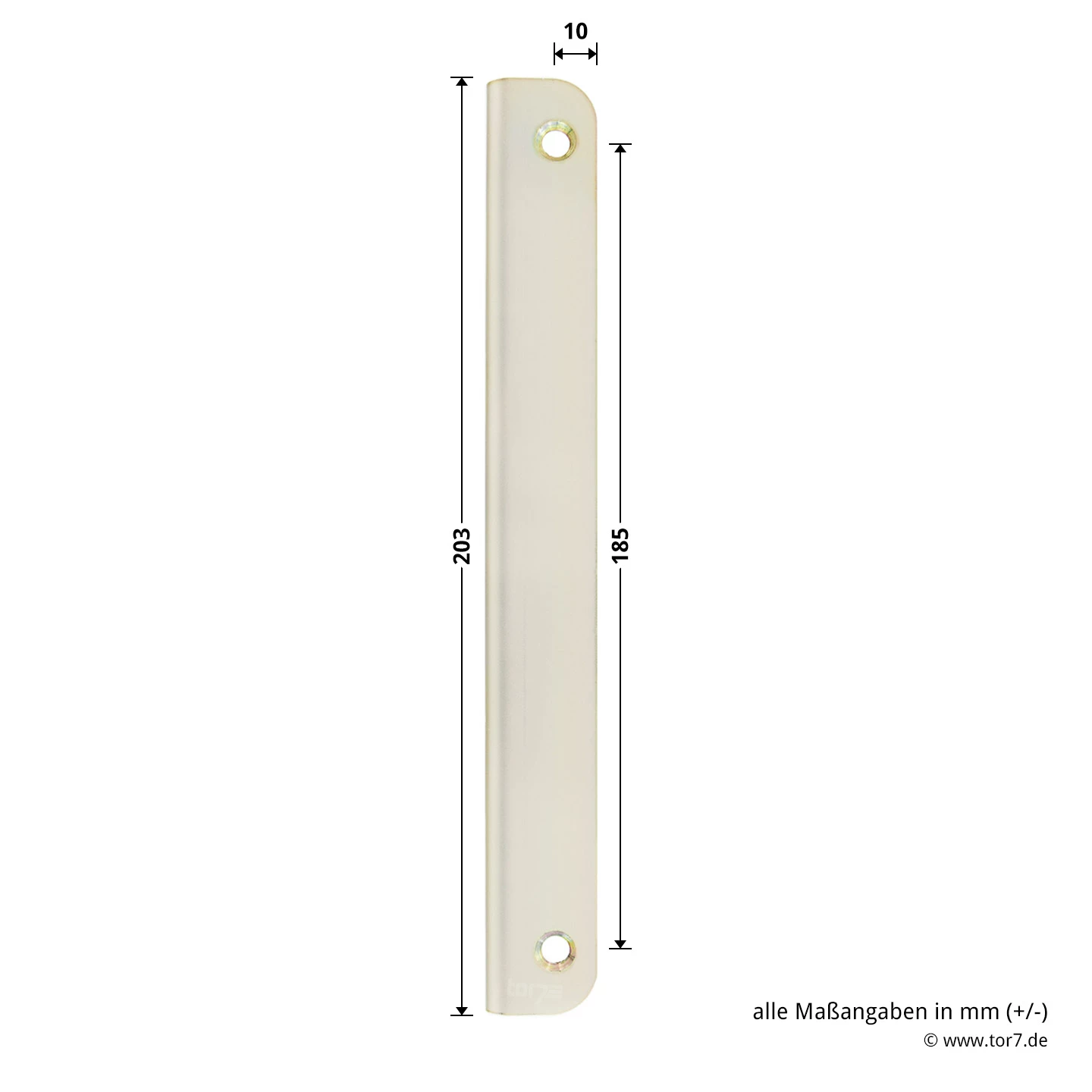 Hörmann Winkelschließblech 92 Mm Für Holz-Nebentüren 5 Hörmann Winkelschließblech 92 Mm Für Holz-Nebentüren – Bild 5