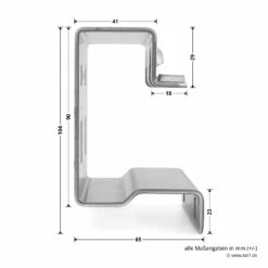 Hörmann Federstopperkonsole -Sonax Geschäft 3073628 hoermann federstopperkonsole seitenmasse