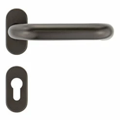 Hörmann Drückergarnitur, Aluguss Braun, PZ