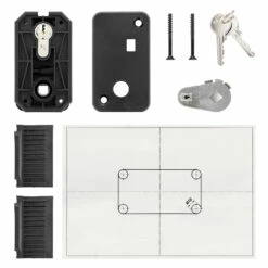 Hörmann Schloss PZ, TS 42,5 Mm Inkl. Zylinder -Sonax Geschäft 3088641 hoermann schloss pz ts 425 mm inkl zylinder montageskizze