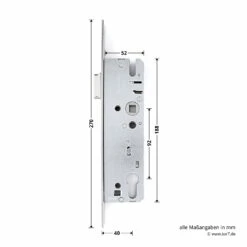 Hörmann Einsteck-Rohrprofilschloss KFV Für Schlupf-und Nebentüren, PZ 14 Hörmann Einsteck-Rohrprofilschloss KFV Für Schlupf-und Nebentüren, PZ -Sonax Geschäft 3095108 hoermann einsteck rohrprofilschloss 1314 fuer schlupf und nebenturen pz breite laenge
