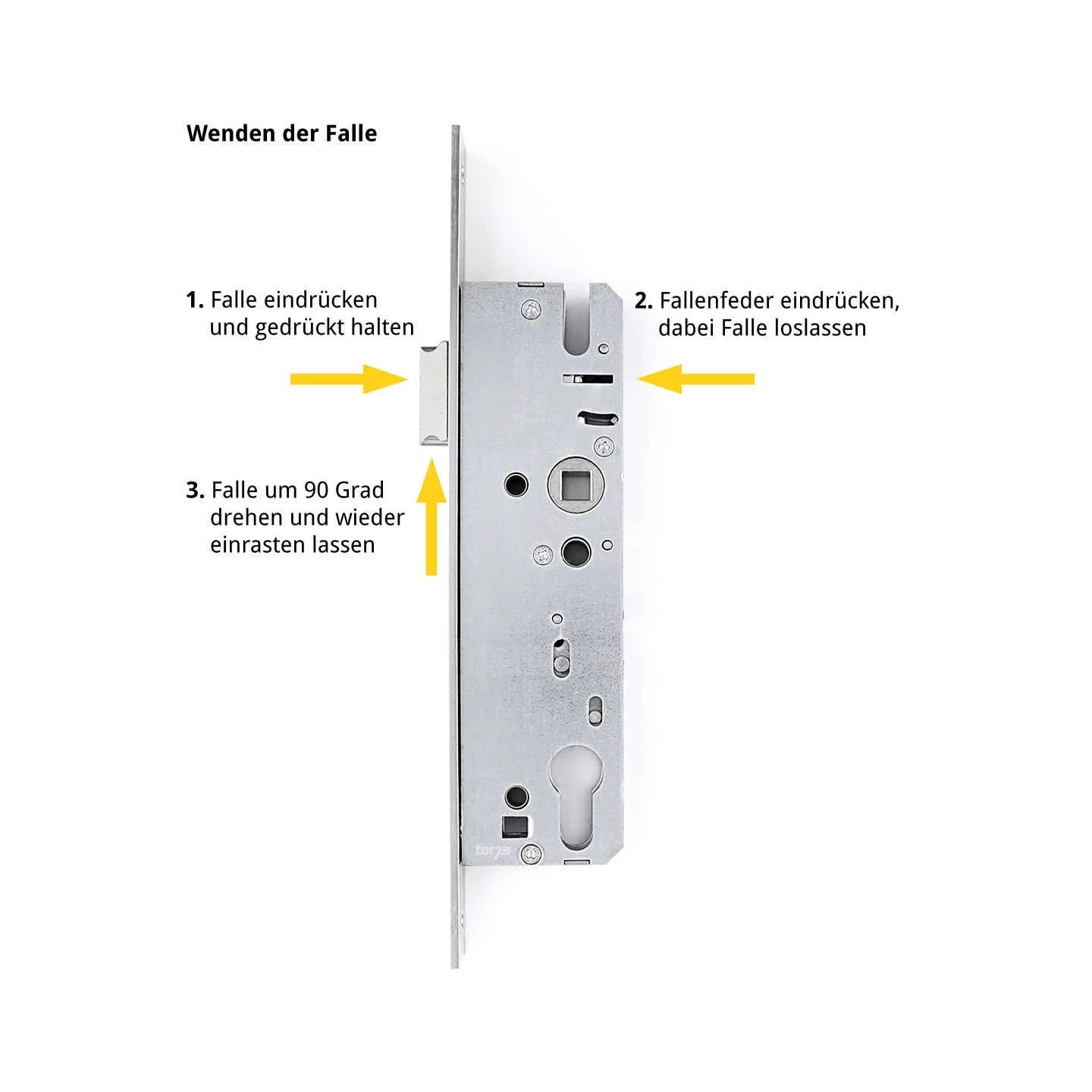Hörmann Einsteck-Rohrprofilschloss KFV Für Schlupf-und Nebentüren, PZ 5 Hörmann Einsteck-Rohrprofilschloss KFV Für Schlupf-und Nebentüren, PZ – Bild 5