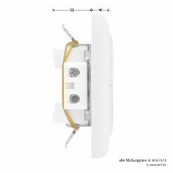 Hörmann Innentaster TUPS 2 Für Unterputzsender -Sonax Geschäft 436266 hoermann taster tups 2 anschluesse oben