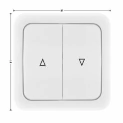 Hörmann Innentaster TUPS 2 Für Unterputzsender -Sonax Geschäft 436266 hoermann taster tups 2 masse