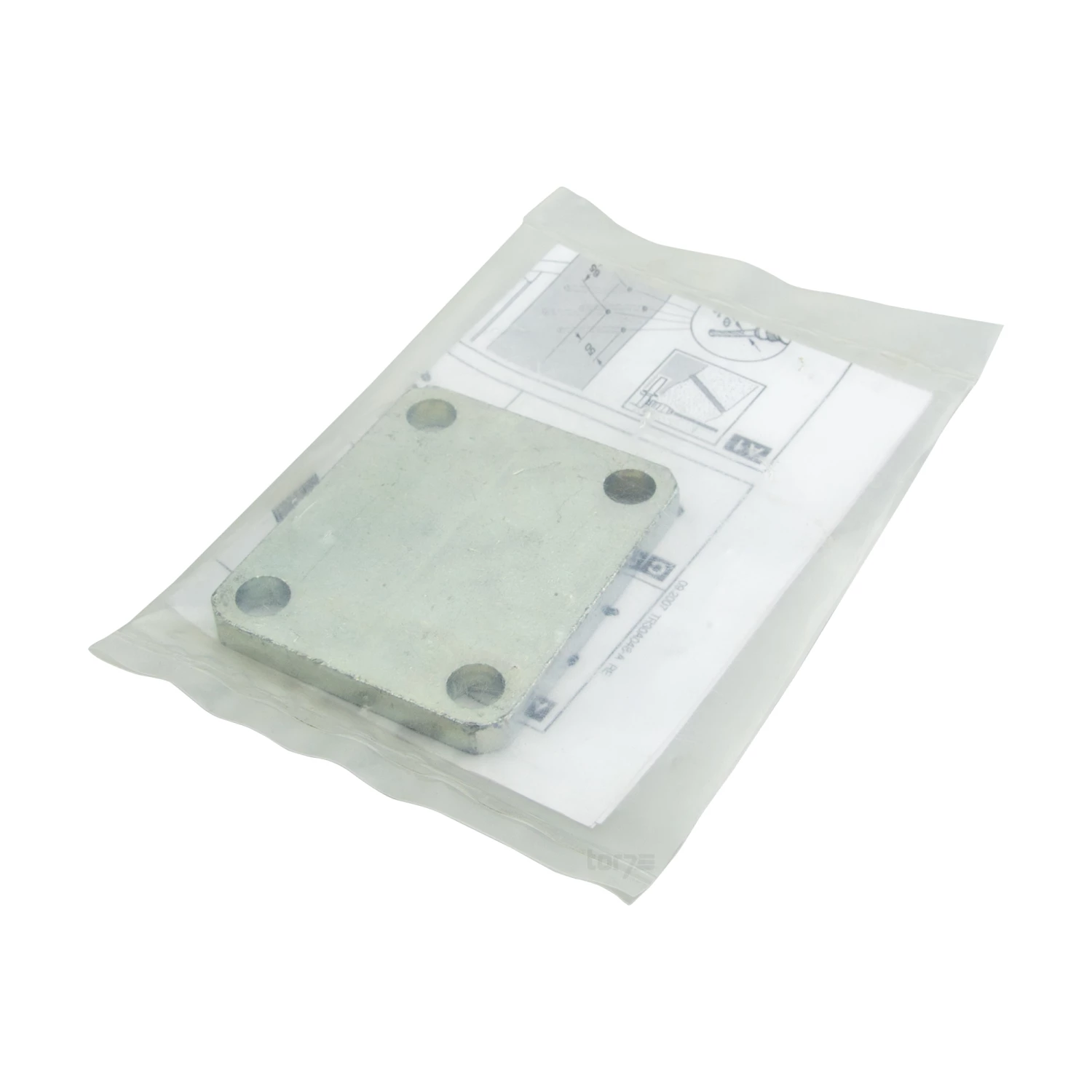 Hörmann Pfeiler-Konterplatte, Stahl Verzinkt, Ohne Gewindestangen 3 Hörmann Pfeiler-Konterplatte, Stahl Verzinkt, Ohne Gewindestangen – Bild 3