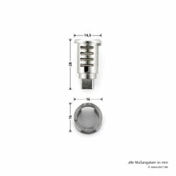 Hörmann Sicherheitsschloss Für Steuerungsgehäuse RotaMatic Akku -Sonax Geschäft 436343 hoermann sicherheitsschloss fuer steuerungsgehaeuse rotamatic akku breite laenge