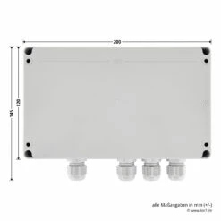Hörmann 2-Kanal-Relais-Empfänger HER 2, 26,975 MHz -Sonax Geschäft 437265 hoermann 2 kanal relais empfaenger her 2 26975 mhz bemassung auswerteinheit