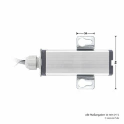 Hörmann 2-Kanal-Relais-Empfänger HER 2, 26,975 MHz -Sonax Geschäft 437265 hoermann 2 kanal relais empfaenger her 2 26975 mhz bemassung empfaenger seite