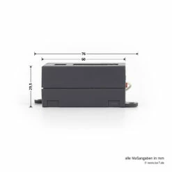 Hörmann 1-Kanal-Empfänger HE 1, 868 MHz -Sonax Geschäft 437404 hoermann 1 kanal empfaenger he 1 868 mhz seitenansicht breite laenge