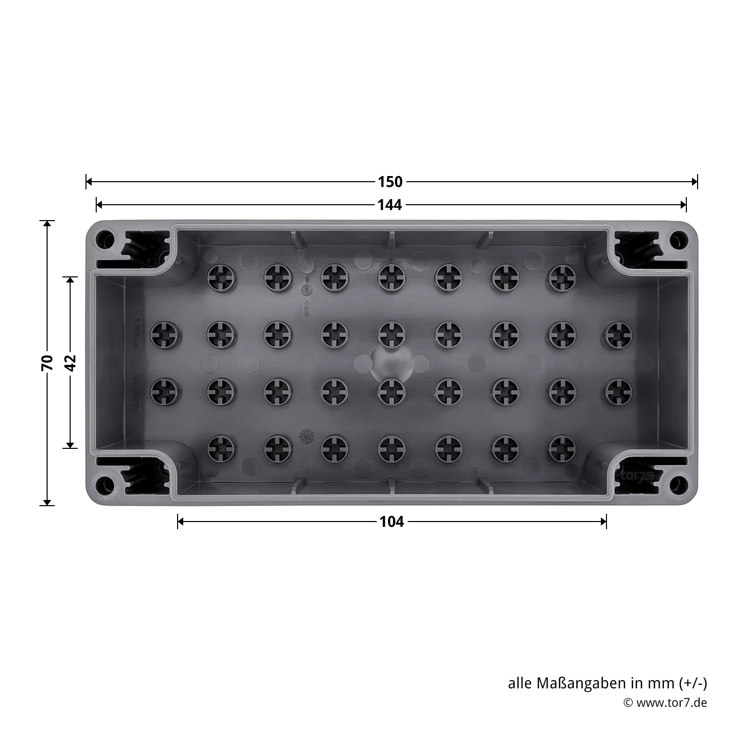 Hörmann Leer-Gehäuse-Unterteil IP 54 3 Hörmann Leer-Gehäuse-Unterteil IP 54 – Bild 3
