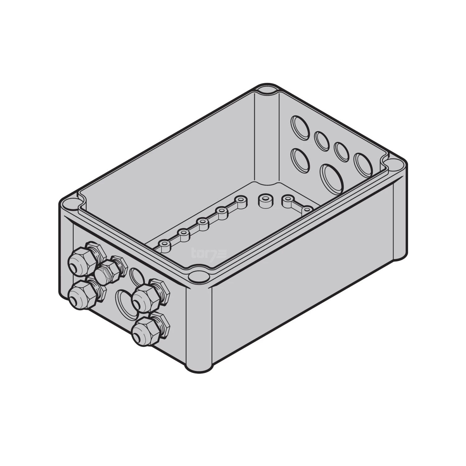 Hörmann Steuerungsgehäuse Für Drehtorantrieb DTA, Unterteil 2 Hörmann Steuerungsgehäuse Für Drehtorantrieb DTA, Unterteil – Bild 2