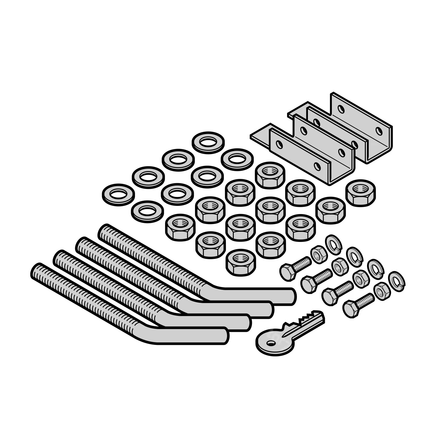 Hörmann Montageset STA 90 1 Hörmann Montageset STA 90