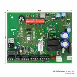 Hörmann Steuerungsplatine LineaMatic Schiebetorantrieb Ohne Funkempfänger -Sonax Geschäft 439527 hoermann steuerungsplatine lineamatic schiebetorantrieb ohne funkempfaeenger bemassung