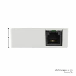 Hörmann Homematic IP-Gateway -Sonax Geschäft 4511629 hoermann homematic ip gateway masse seitenansicht