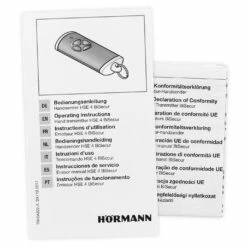 Hörmann Handsender HSE 4, BiSecur, Struktur Komplett Schwarz -Sonax Geschäft 4511736 hoermann handsender hse 4 bisecur struktur komplett schwarz anleitung
