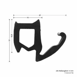 Hörmann Zargendichtung Für T-60-, T-90- Und T-120-Türen, P32, Länge 6,50 Meter Mit Dichtungskeil -Sonax Geschäft 452938 hoermann zargendichtung p32 fuer t30 t90 t120 tueren laenge 6 50 meter breite laenge