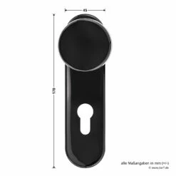 Hörmann Feuerschutz-Wechselgarnitur Typ D110 In Kunststoff Schwarz -Sonax Geschäft 454685 hoermann feuerschutz wechselgarnitur typ d 110 in kunststoff schwarz aussengriff breite hoehe