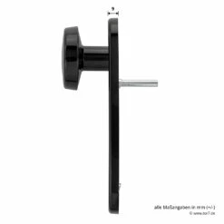 Hörmann Feuerschutz-Wechselgarnitur Typ D110 In Kunststoff Schwarz -Sonax Geschäft 454685 hoermann feuerschutz wechselgarnitur typ d 110 in kunststoff schwarz griff aussen tiefe