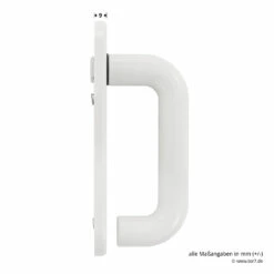 Hörmann FS Wechselgarnitur D110 Kurzschild PZ, Weiß -Sonax Geschäft 454688 hoermann fs wechselgarnitur d 110 pz kurzschild polyamid weiss gleitlager griff masse