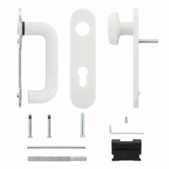 Hörmann FS Wechselgarnitur D110 Kurzschild PZ, Weiß -Sonax Geschäft 454688 hoermann fs wechselgarnitur d 110 pz kurzschild polyamid weiss gleitlager lieferumfang