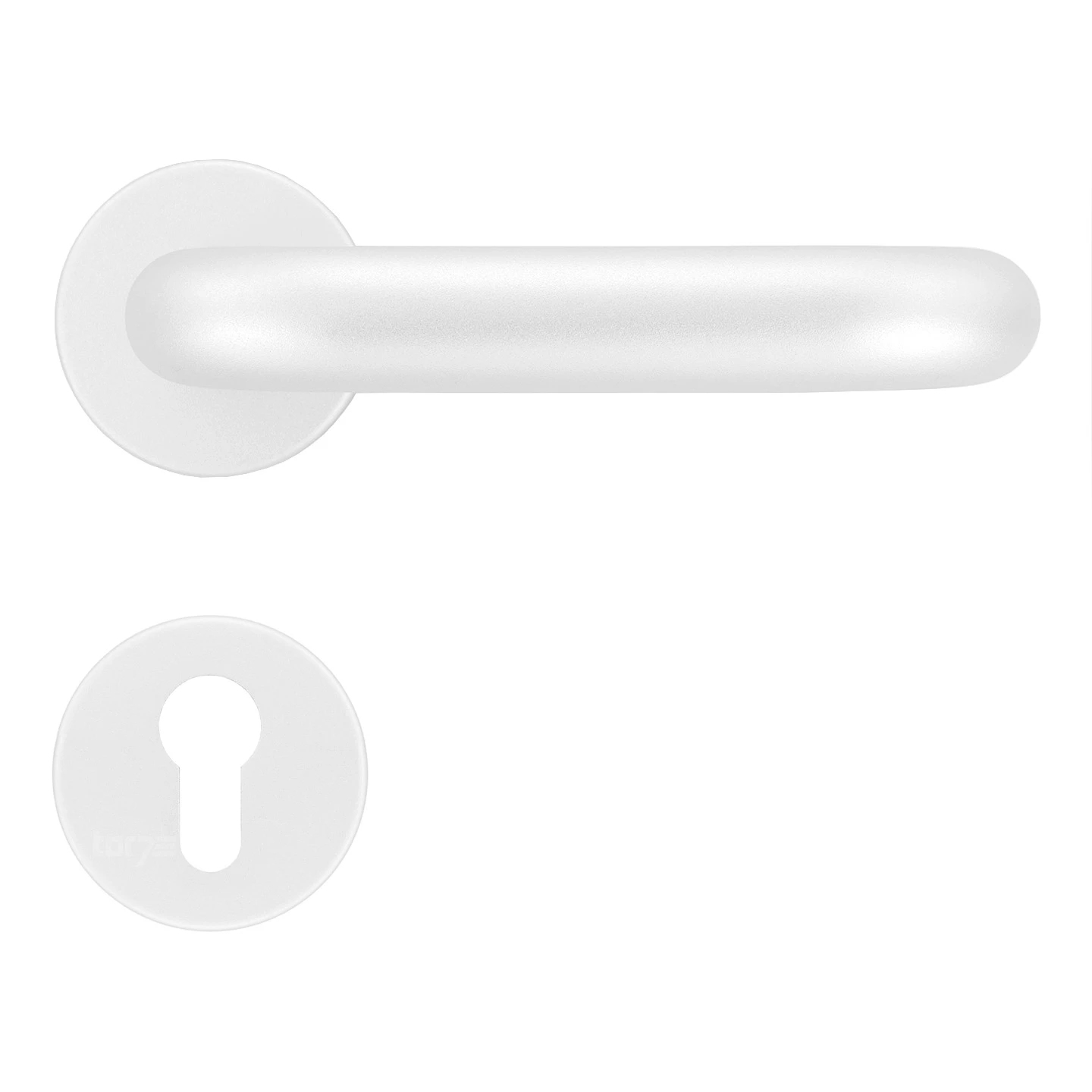 Hörmann FS Panik-Drückergarnitur D110 Rosette PZ, Alu 1 Hörmann FS Panik-Drückergarnitur D110 Rosette PZ, Alu