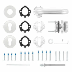 Hörmann FS Wechselgarnitur D110 Rosette PZ, Edelstahl -Sonax Geschäft 454742 hoermann fs wechselgarnitur d110 pz rosette edelstahl gleitlager lieferumfang