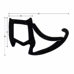 Hörmann Zargendichtung P103, 7500 Mm -Sonax Geschäft 479303 hoermann zargendichtung p103 7500 mm masse