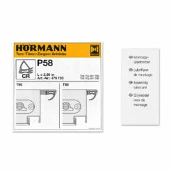Hörmann Dichtung Mittelstoß P58, 2500 Mm -Sonax Geschäft 479733 hoermann dichtung mittelstoss p58 2500 mm zubehoer