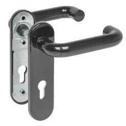 Hörmann FS Drückergarnitur D110 Kurzschild PZ, Schwarz -Sonax Geschäft 498165 hoermann fs drueckergarnitur d 110 kurzschild pz gleitlager polyamid schwarz