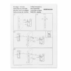 Hörmann FS Drückergarnitur D110 Kurzschild PZ, Schwarz -Sonax Geschäft 498165 hoermann fs drueckergarnitur d 110 kurzschild pz gleitlager polyamid schwarz montageanleitung