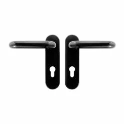 Hörmann FS Drückergarnitur D110 Kurzschild PZ, Schwarz -Sonax Geschäft 498165 hoermann fs drueckergarnitur d 110 kurzschild pz gleitlager polyamid schwarz set