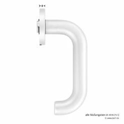 Hörmann FS Drückergarnitur D110 Rosette PZ, Alu -Sonax Geschäft 535346 hoermann fs drueckergarnitur d110 pz rosette alu f1 gleitlager masse