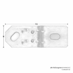 Hörmann Dübellaschen S61 18 Hörmann Dübellaschen S61 -Sonax Geschäft 549521 hoermann duebellaschen lasche breite laenge