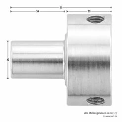 Hörmann Flanschkupplung Für Welle D40 -Sonax Geschäft 638004 hoermann flanschkupplung fuer welle d 40 masse seite