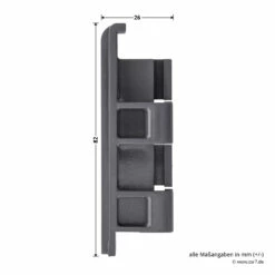 Hörmann Zubehörbeutel Erweiterungsgehäuse -Sonax Geschäft 638079 hoermann zubehoerbeutel erweiterungsgehaeuse stift bemassung