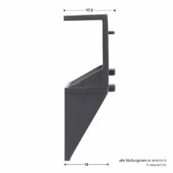 Hörmann Zubehörbeutel Erweiterungsgehäuse -Sonax Geschäft 638079 hoermann zubehoerbeutel erweiterungsgehaeuse winkel bemassung 2