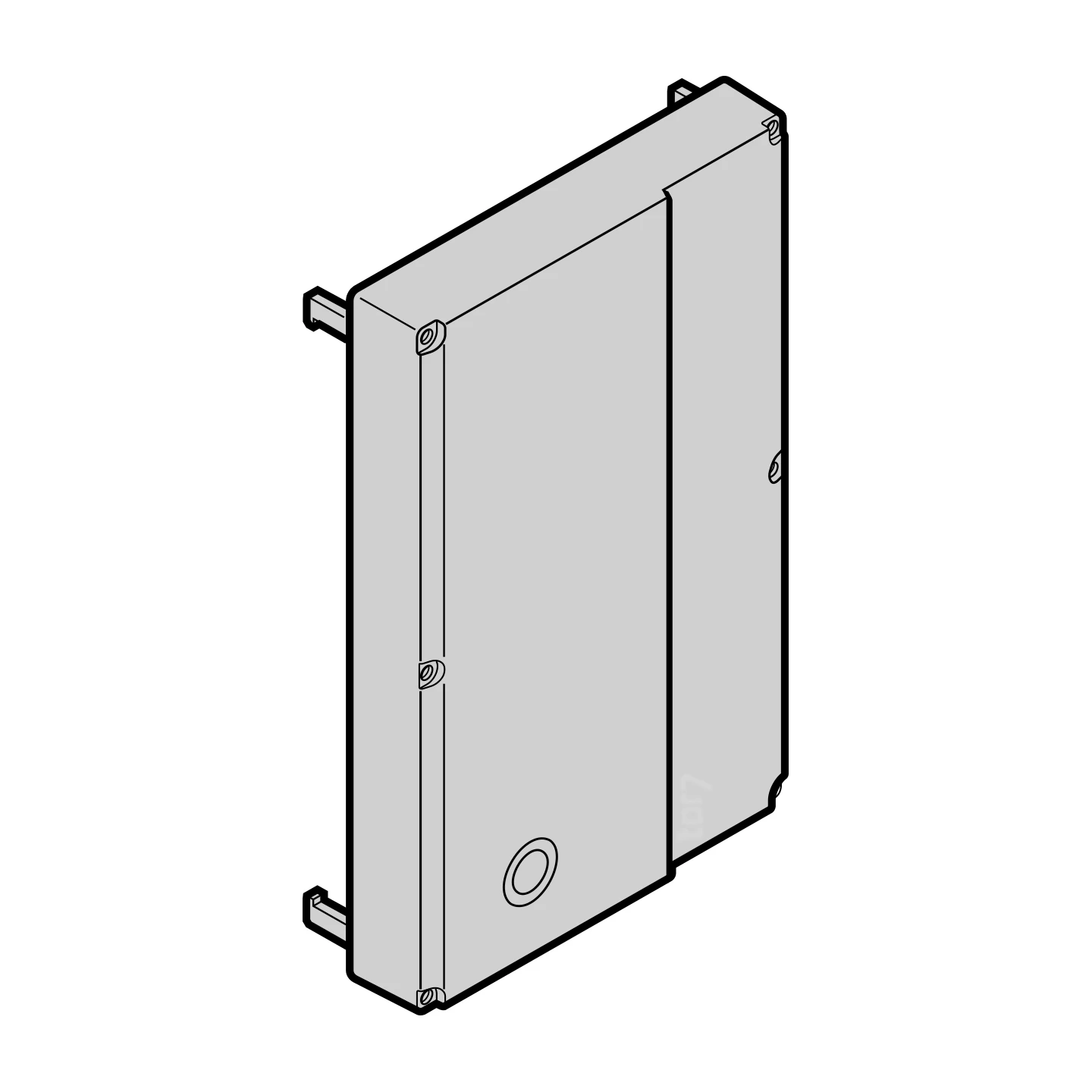 Hörmann Gehäuseoberteil Akkueinheit Akku Solar 1 Hörmann Gehäuseoberteil Akkueinheit Akku Solar