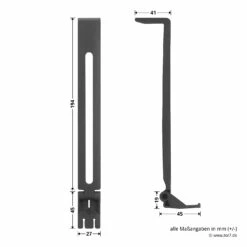 Hörmann Zubehörbeutel 1, SE2 -Sonax Geschäft 638918 hoermann zubehoerbeutel 1 se2 knickfuss masse