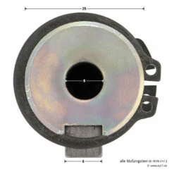 Hörmann Steckwelle Für STA 400 Schiebetorantrieb -Sonax Geschäft 638939 hoermann steckwelle fuer sta 400 schiebetorantrieb bemassung bolzen 2