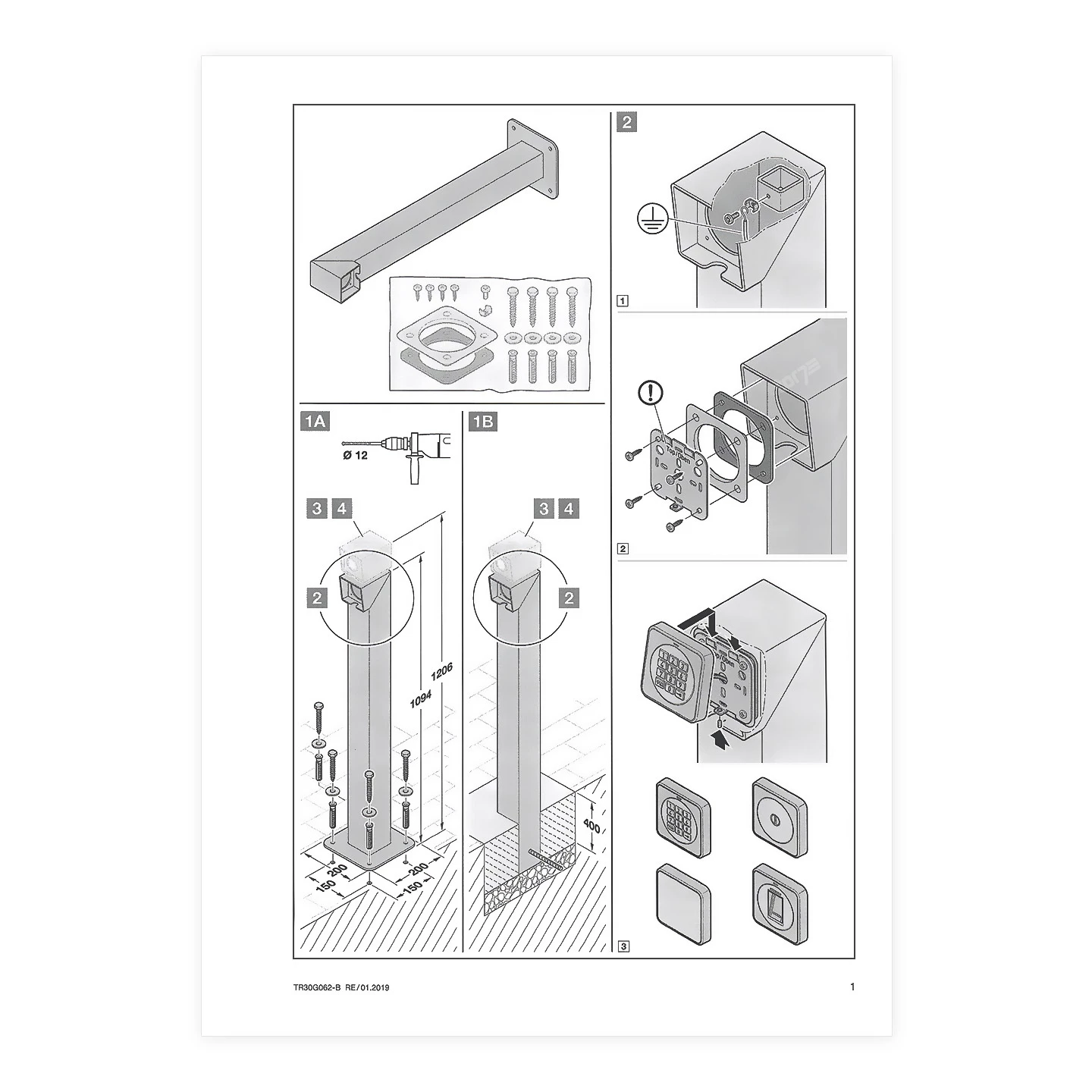Hörmann Standsäule STN 1-1 3 Hörmann Standsäule STN 1-1 – Bild 3