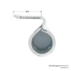 Hörmann Flügelteil FE Verzinkt, Nicht Verstellbar, H8-5/MZ -Sonax Geschäft 690407 hoermann fluegelteil fe verzinkt nicht verstellbar fuer h8 5 mz masse 2