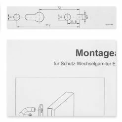 Hörmann Wechselgarnitur D110 Kurzschild PZ, ES1, Edelstahl -Sonax Geschäft 694269 hoermann wechselgarnitur d 110 es 1 mit kurzschild edelstahl anleitung
